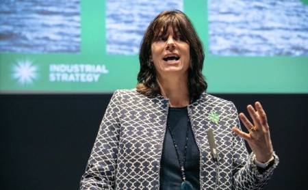 Claire perry in a event sharing her views